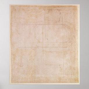 Architectuurschets Poster