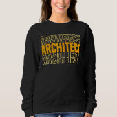 Architectuurstudent architect trui (Voorkant)