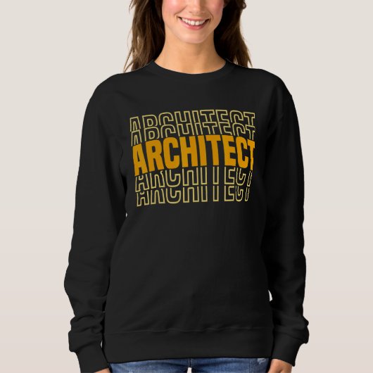 Architectuurstudent architect trui (Voorkant)