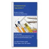 Architectuurtechniek Magnetisch Visitekaartje (Voorkant Verticaal)