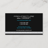 Architectuurtechniek - zwarte Visitekaartjes (Achterkant)
