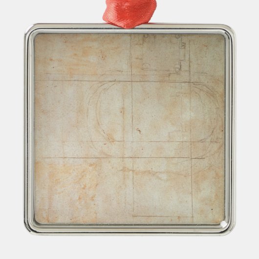 Architectuurtekening Metalen Ornament (Voorkant)