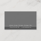 architektur visitekaartje (Achterkant)