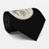 Archive Presidential Seal Sketch Stropdas (Opgerold)