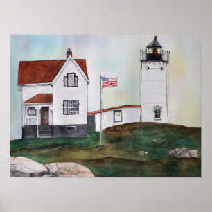 Archivering van lichte Waterverf in de nubble Poster