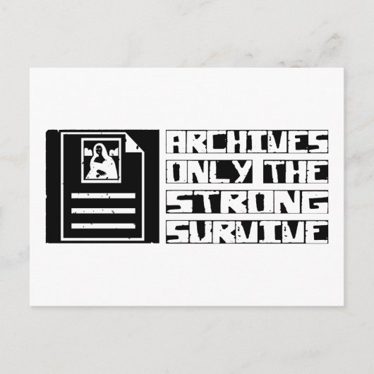 Archives Survive Briefkaart (Voorkant)