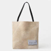 Archivist’s Vault: Linen-Look Personalized Tote Draagtas (Voorkant)