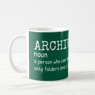 Archivistische definitie – Library Humor Mok