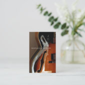 Archtop Guitar Player Custom V Carte de visite (Debout devant)