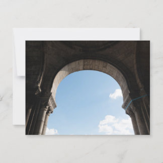 Archway Uitzicht vanaf Sacré-Coeur, Parijs Briefkaart