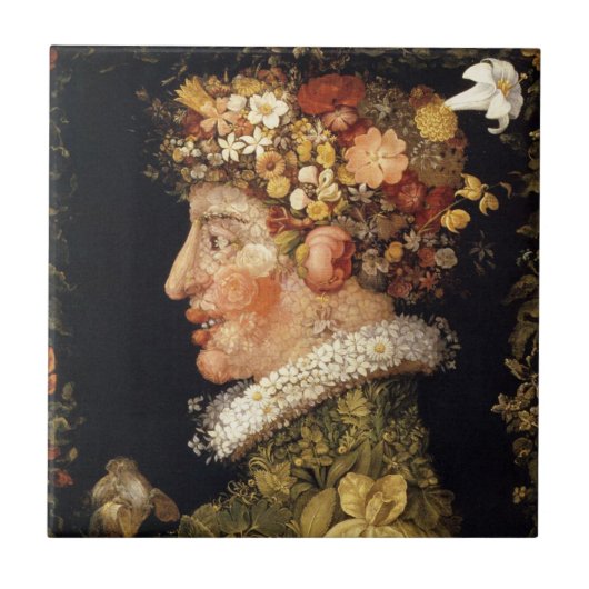 Arcimboldo Spring Tile Tegeltje (Voorkant)