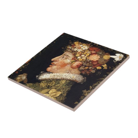 Arcimboldo Spring Tile Tegeltje (Zijkant)