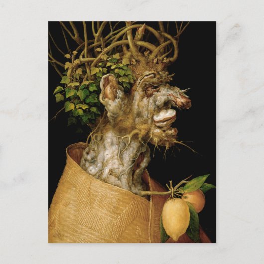 Arcimboldo Winter Briefkaart (Voorkant)