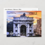 Arco Británico à Valparaiso Chili Carte Postale (Devant / Derrière)