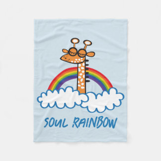 Arco iris del alma fleece deken