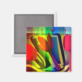 Arcobaleno 128 magneet (Voorkant / Achterkant)