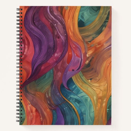 Arcoíris Arremolinado Notitieboek (Voorkant)
