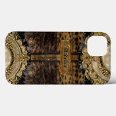 Arcos Leopard-monogram sterk Case-Mate iPhone Case (Achterkant (horizontaal))