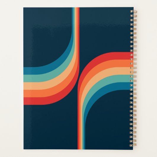 Arcs colorés de style rétro (Dos)