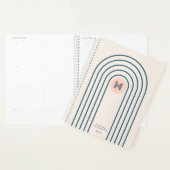 Arcs de lignes géométriques Abstraites Pastel Retr (Devant avec enveloppe)