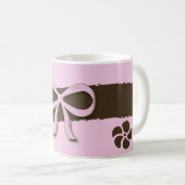 Arcs de rose et de brun et tasse de fleurs (Devant droit)