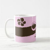 Arcs de rose et de brun et tasse de fleurs (Gauche)