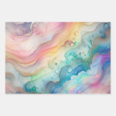 Arcs-en-ciel & Bulles Feuilles Cadeau (Devant 3)