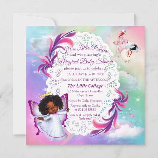 Arcs-en-ciel, nuages fluides et invitation aux pap (Dos)