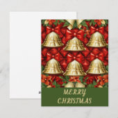 Arcs et Cloches - Carte de Noël (Devant / Derrière)
