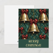 Arcs et Cloches - Carte de Noël (Devant / Derrière)