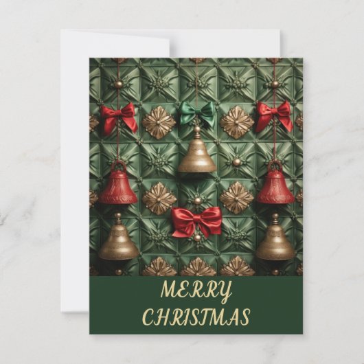 Arcs et Cloches - Carte de Noël (Devant)