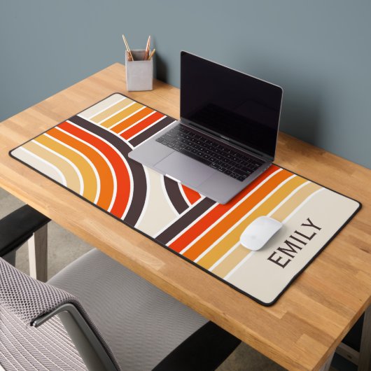 Arcs et lignes rétro colorés (Bureau 2)