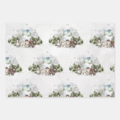 Arctic Adventure Noorderlicht Woud Inpakpapier Vel (Voorkant)