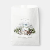 Arctic Adventure verjaardagsfeestje Bedankzakje (Voorkant)