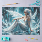 Arctic Angel Ice Fairy Gothic Winter Decoupage Tissuepapier (Craft)