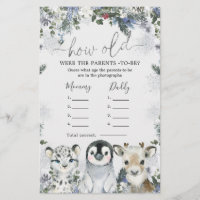 Arctic Animal Winter Onederland Hoe oud Ouders