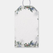 Arctic Animal Winter Onederland Verjaardag Bedankt Cadeaulabel (Achterkant)