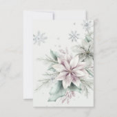 Arctic Animals Baby shower Bedankkaart (Achterkant)