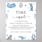 Arctic Animals Winter 1e Verjaardag Tijd Capsule Poster (Voorkant)
