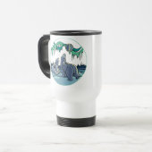 Arctic Art Bear Travel Mug Polar Bear Cup (Devant gauche)