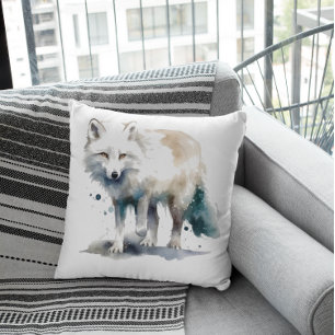 Arctic Beauty beroemd gemaakt door Winter Fox Kussen