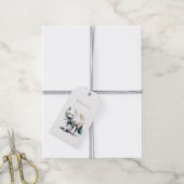 Arctic Beauty: Winter Fox op maat Cadeaulabel (Met Touw)