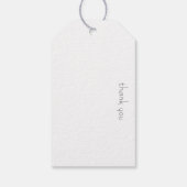 Arctic Beauty: Winter Fox op maat Cadeaulabel (Achterkant)