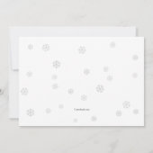 Arctic Blast Birthday Party Invitation Kaart (Achterkant)