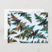 Arctic Camouflage Briefkaart (Voorkant / Achterkant)