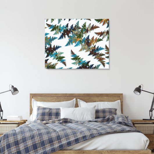 Arctic Camouflage Canvas Afdruk (Insitu (Slaapkamer))