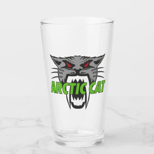 Arctic cat-glas glas (Voorkant)