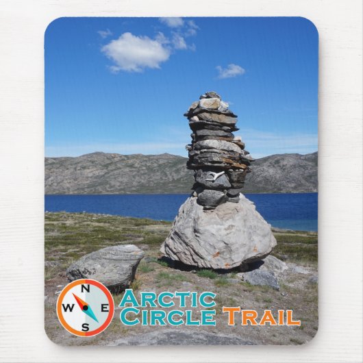 Arctic Circle Trail Mousepad Muismat (Voorkant)