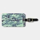 Arctic Digital Camo Pattern Bagagelabel (Voorkant horizontaal)