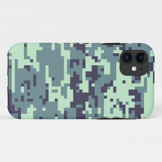 Arctic Digital Camo Pattern Case-Mate iPhone Case (Achterkant (horizontaal))